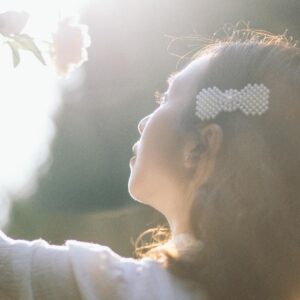 The Luminous Pearl Bow Hand-Strung Pearls