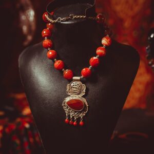 The Crimson Heritage Necklace Set