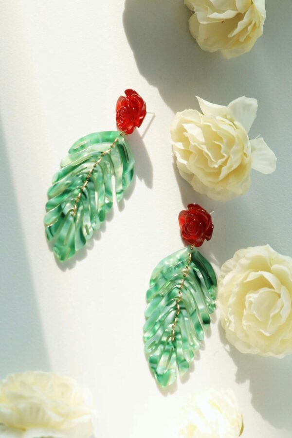 Aarohan Bloom Leaf Earrings