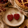 Crimson Red Earrings
