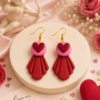 Red Heart Earrings