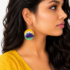 Lotus Pond Circular Earrings