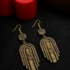 Midnyt Gold Arch Earrings Midnight Gold Arch Earrings