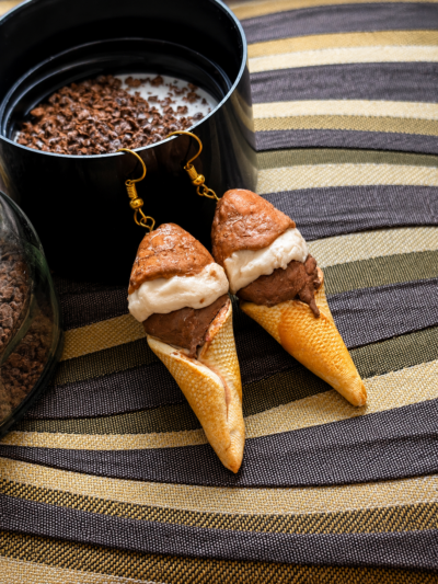Chocolate Softy Earrings
